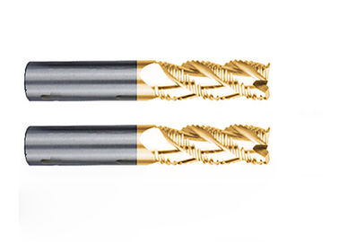 HRC55° Ripple Solid Carbide Roughing Tungsten Carbide Material Cnc Roughing End Mill Corrugated Milling Cutter