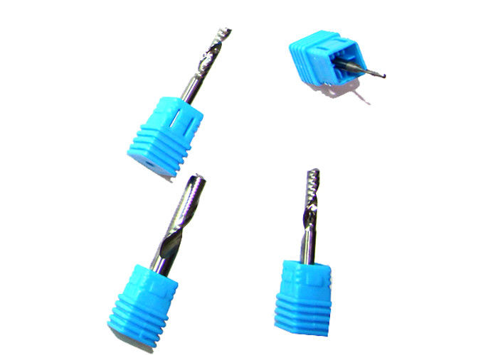 High Speed Single Flute End Mill / Wood Cutting Solid Carbide End Mill Cutter