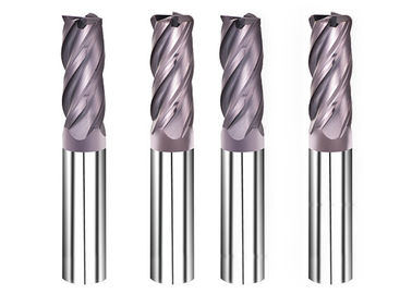 HRC50° Raio de esquina 4 flautas Carburo de tungstênio General Processamento Mills Final Cutter